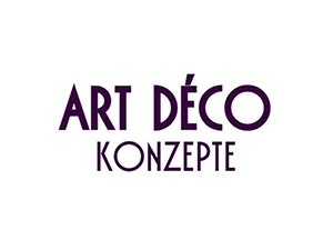 Logo von Art Déco Konzepte aus Weil am Rhein - Logo in lila Schrift auf weißem Hintergrund