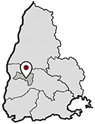 Landkarte von Südbaden mit den Landkreisen Freiburg, Breisgau-Hochschwarzwald, Ortenaukreis, Lörrach und Waldshut-Tiengen